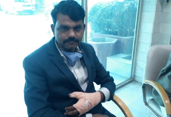 मुख्यमंत्री के विरोध पर नन्द लाल का हाथ तोड़ने पर कॉंग्रेसियो में उबाल,जिला प्रशासन से करेंगे कार्यवाही की मांग !