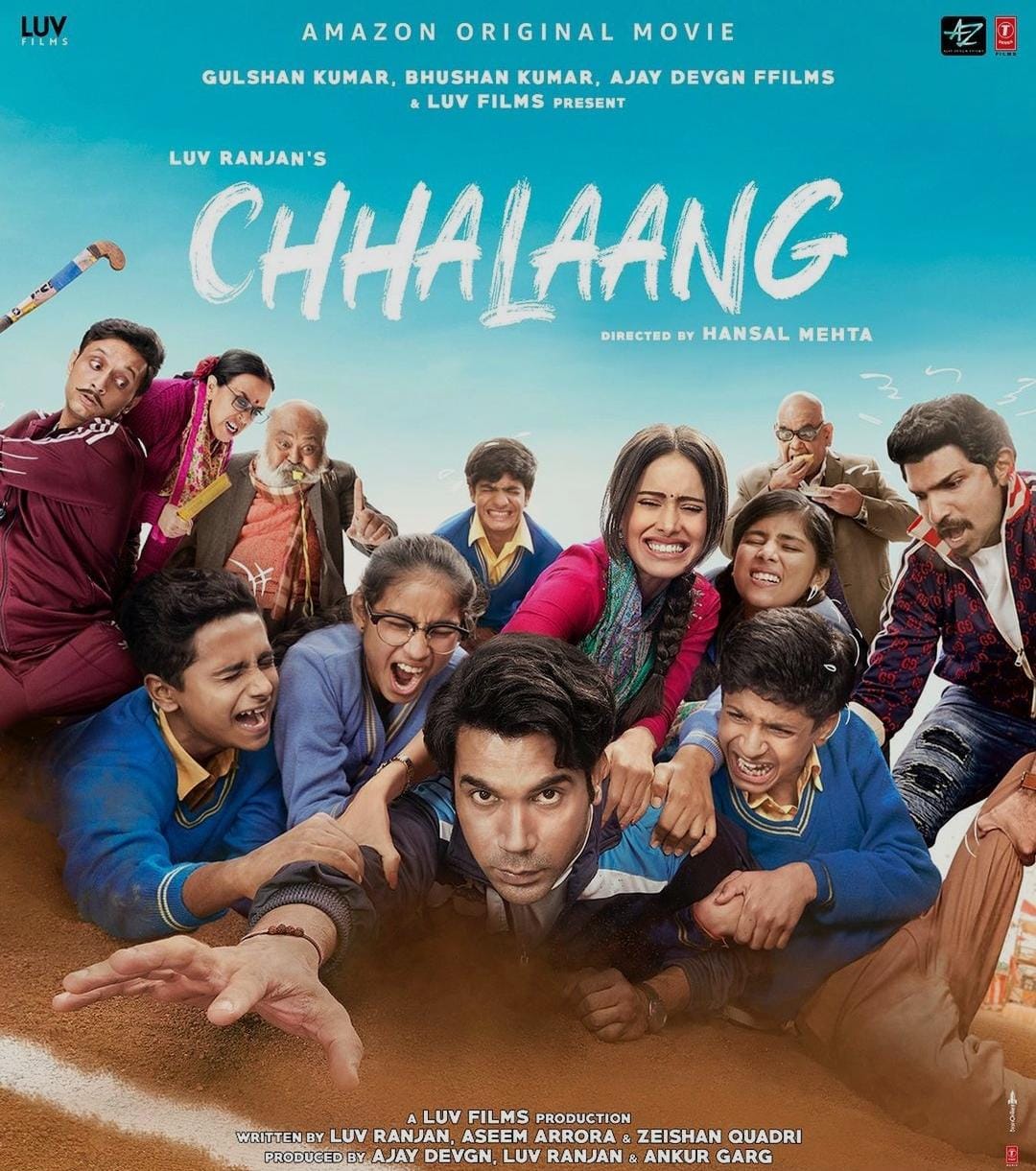 पीटी टीचर के किरदार को 'छलांग' के फिल्म अभिनेता राज कुमार राव ने बखूबी निभाया ! 