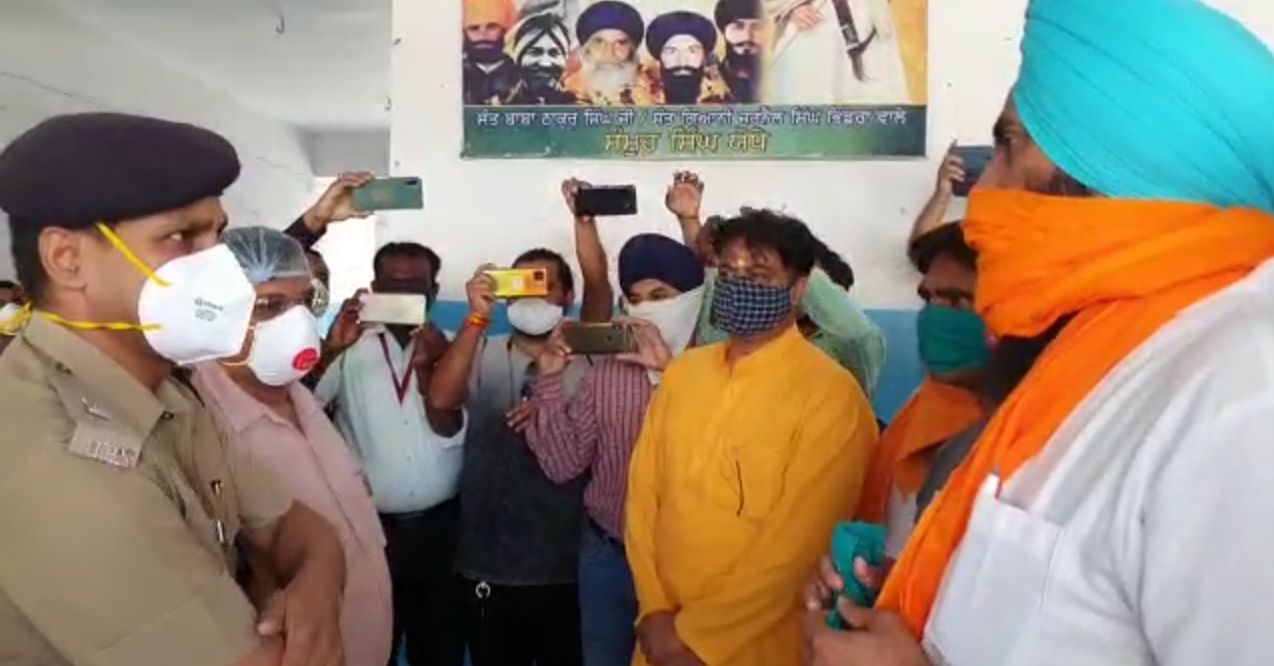 बाजपुर के 'कोविड केयर सेंटर' को बंद कराने का प्रयास