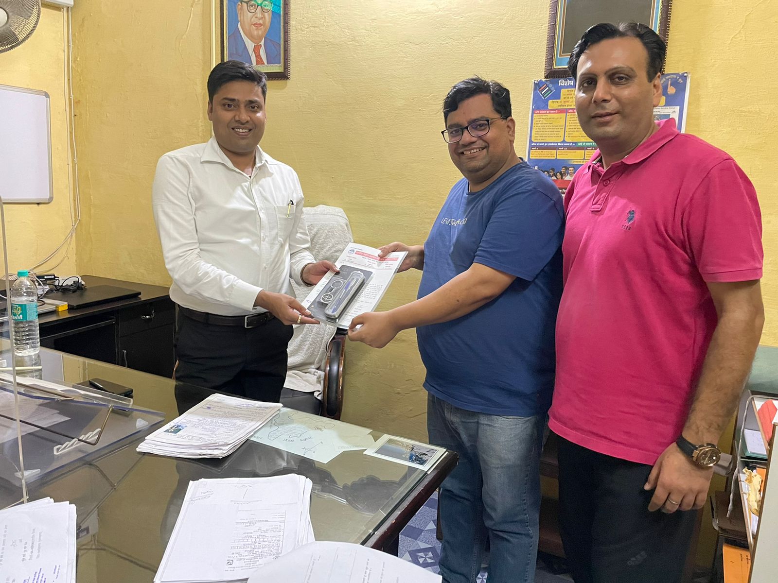 व्यापारी नेताओं ने किया नव नियुक्त उप जिलाअधिकारी का स्वागत