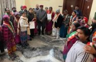 कांग्रेस प्रत्याशी तिलक राज बेहड़ के समक्ष महिलाओ ने थामा कांग्रेस का हाथ