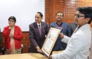 डॉ सुनील ढाली को प्रोफेसर डी डी पंत एवार्ड फाॅर पेटेंट से सम्मानित किया गया 