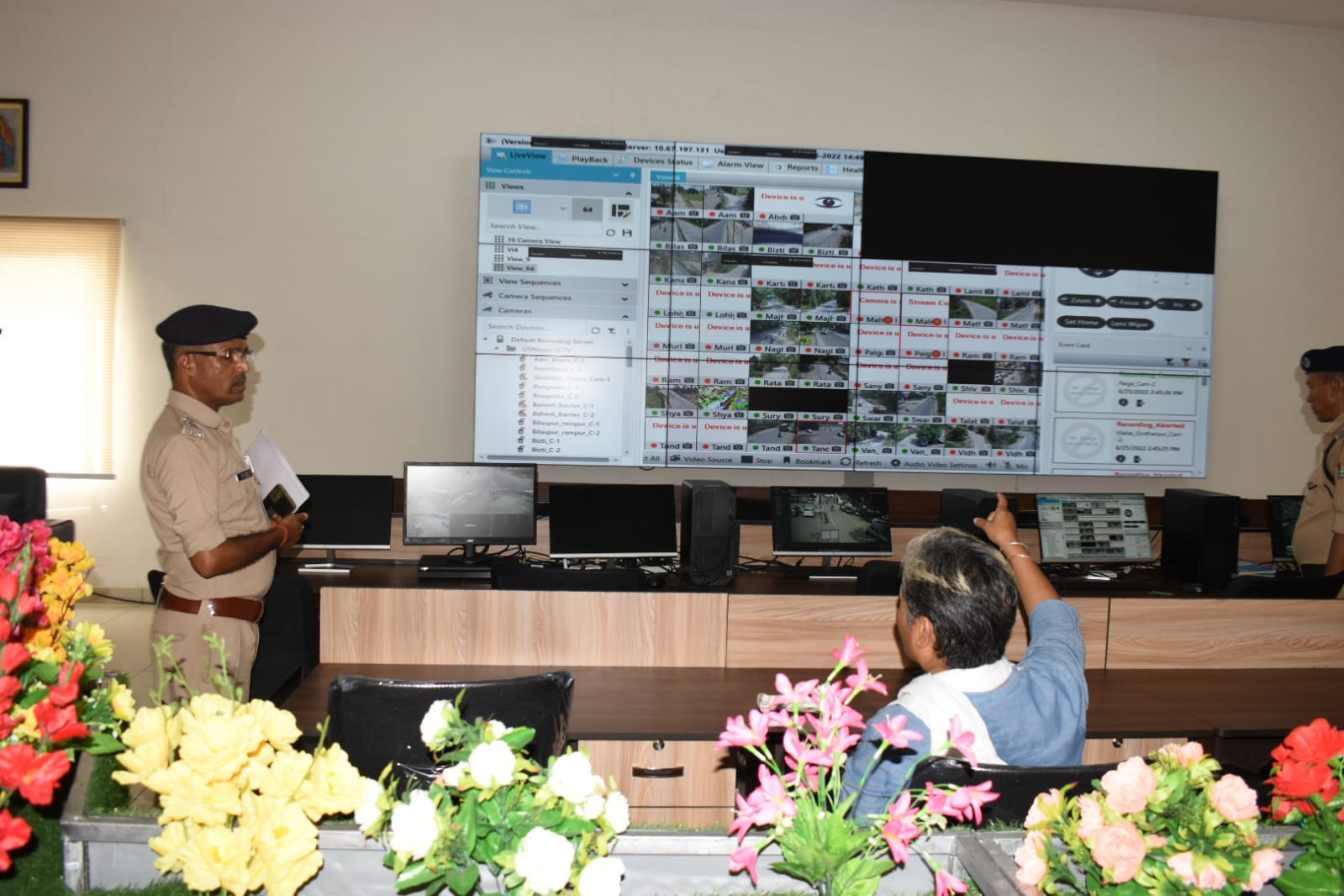 पुलिस महानिरीक्षक संचार श्रीमती विमला गुंज्याल ने जिले की संचार व्यवस्था का लिया जायजा