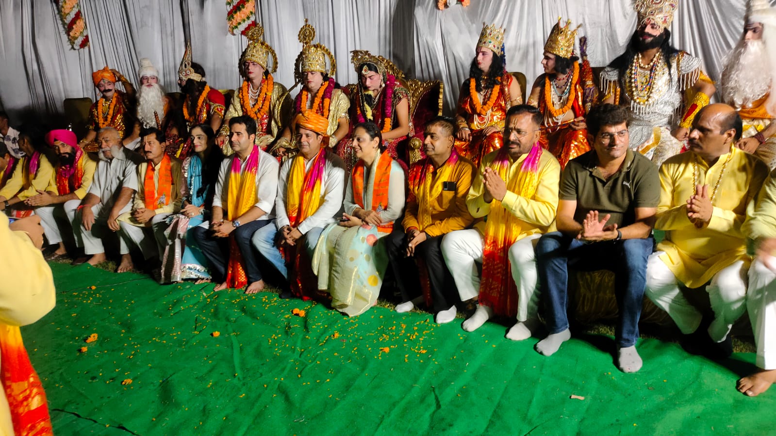 Ram Bhai Rath श्री राम बारात का कांग्रेस जिलाध्यक्ष हिमांशु गावा के निवास पर जोरदार ...