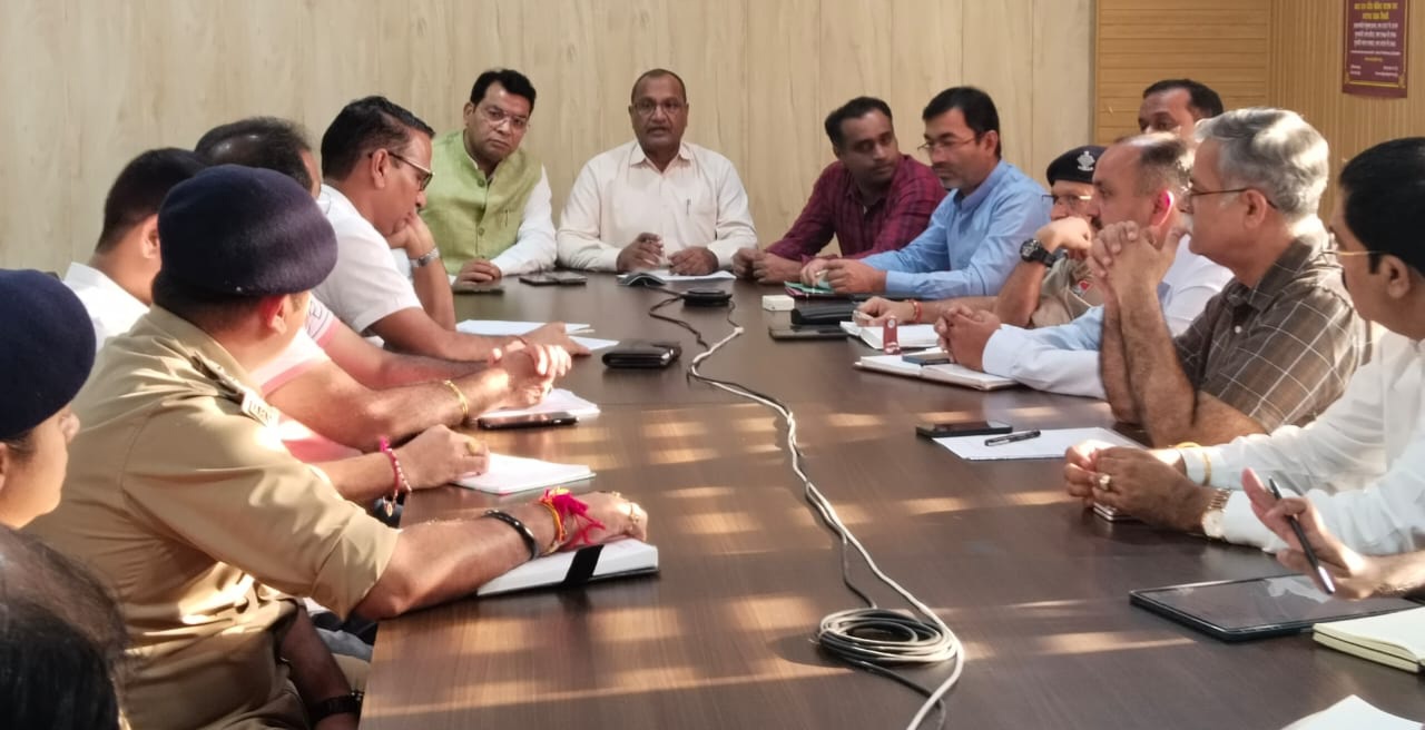 राधा स्वामी सत्संग ब्यास का आगामी 3 व 4 अक्टूबर को होने वाले के समागम को लेकर विधायक शिव अरोरा की व्यवस्था को लेकर समन्वय बैठक की 