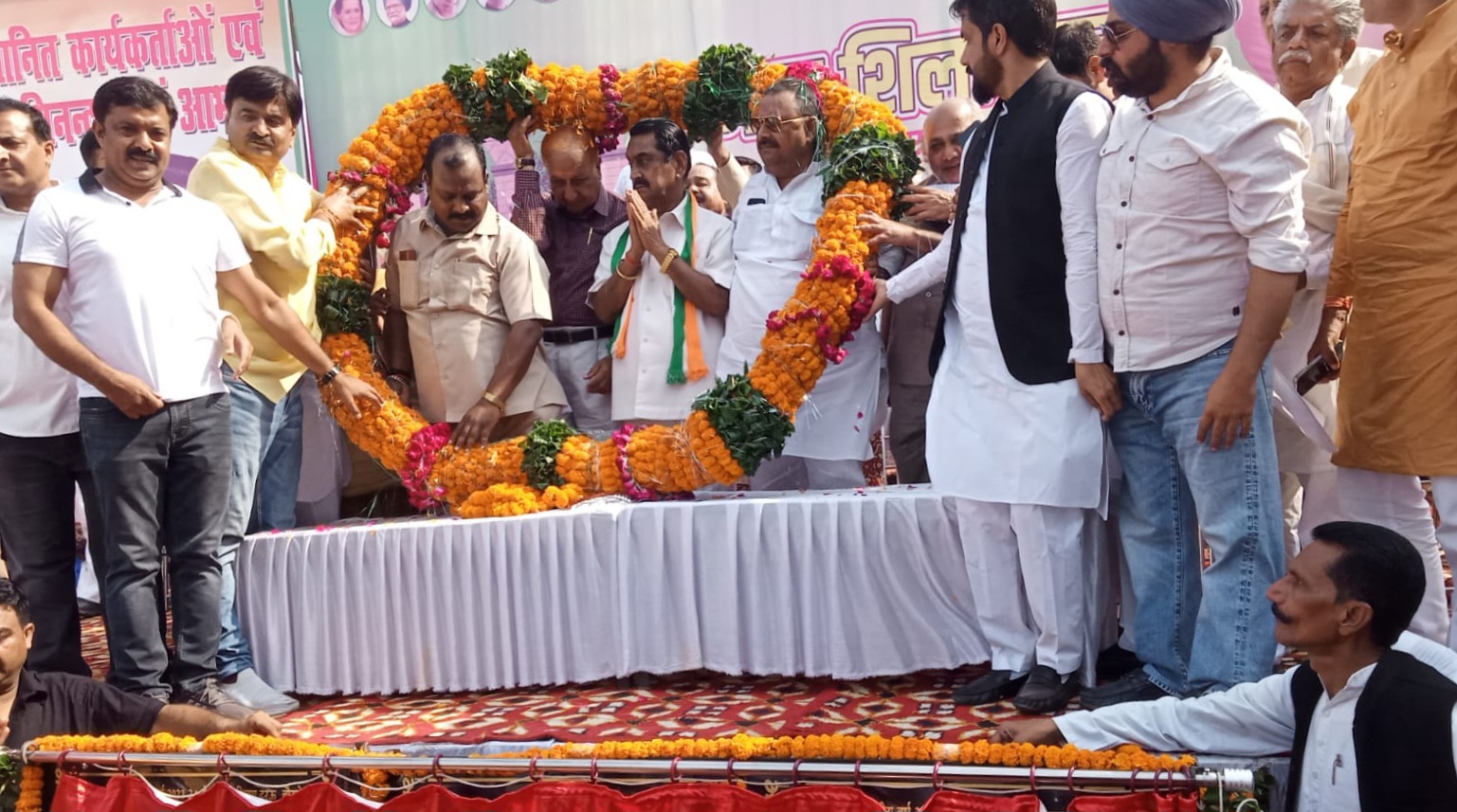 विधायक तिलक राज बेहड़ ने विशाल जनसभा में 'दहाड़' कर कराया अपनी रानजीतिक शक्ति का एहसास