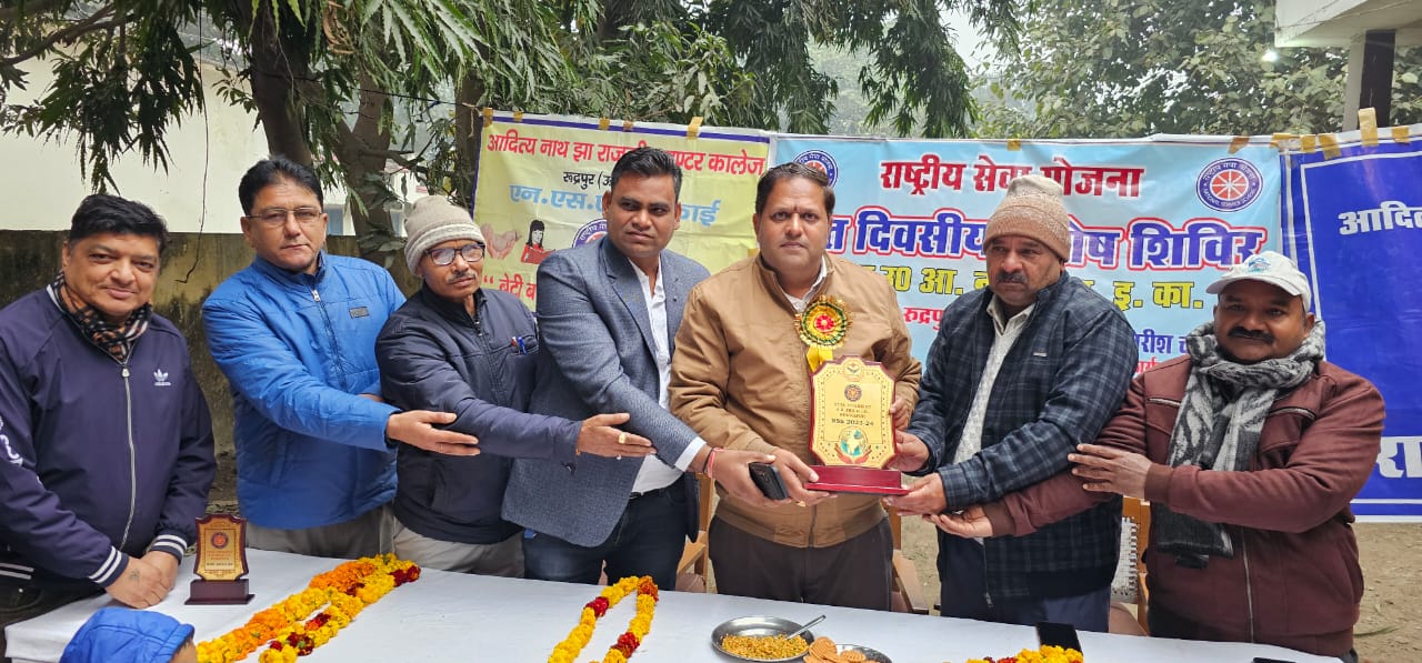 एनएसएस शिविर भविष्य निर्माण में सहायक एवं शिक्षा के साथ साथ संस्कारों को भी ग्रहण करने का माध्यम : विकास शर्मा