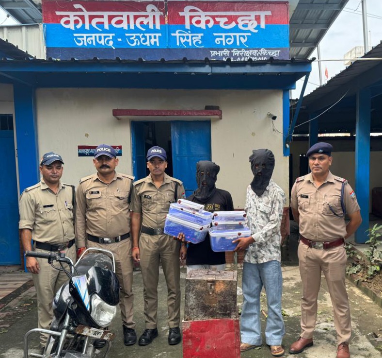 खुलासा : एसएसपी मणिकांत मिश्रा के निर्देशन में, मिठाई की दुकान में हुई चोरी का खुलासा, दो आरोपियों को किया गिरफ्तार