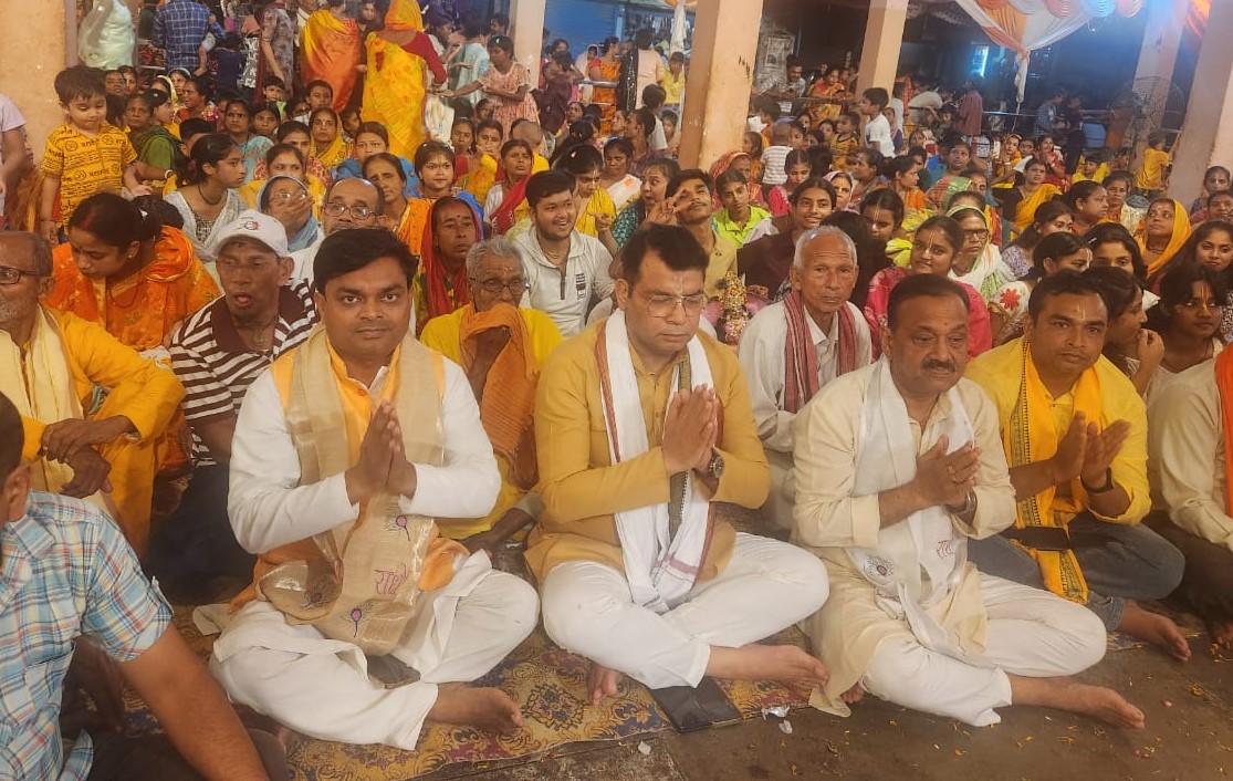 अखण्ड नाम कीर्तन मे शामिल हुए विधायक शिव अरोरा बोले 'हरि नाम श्रवण से मन को मिलती है शांति की अनुभूति'