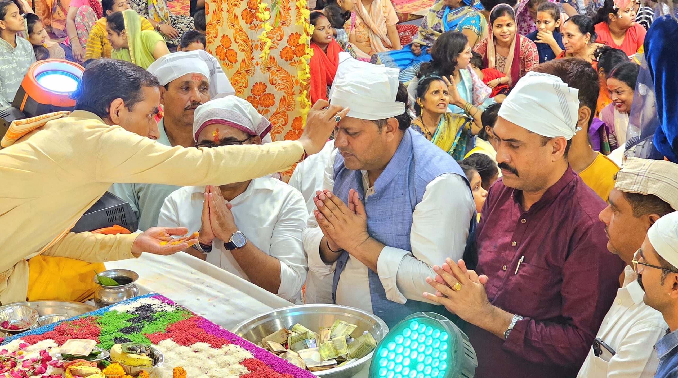 भाजपा प्रदेश मंत्री विकास शर्मा ने गणेश महोत्सव में हिस्सा लेकर सभी को दी शुभकामनाये