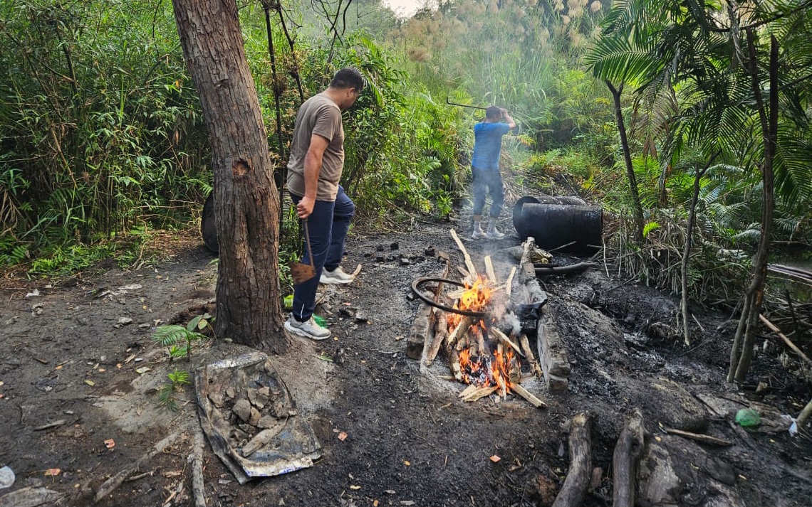 एसएसपी का सख्त एक्शन : शराब माफियाओ का दिवाली से पहले पुलिस ने निकाला दिवाला, अवैध शराब भट्टियो पर किया कड़ा प्रहार