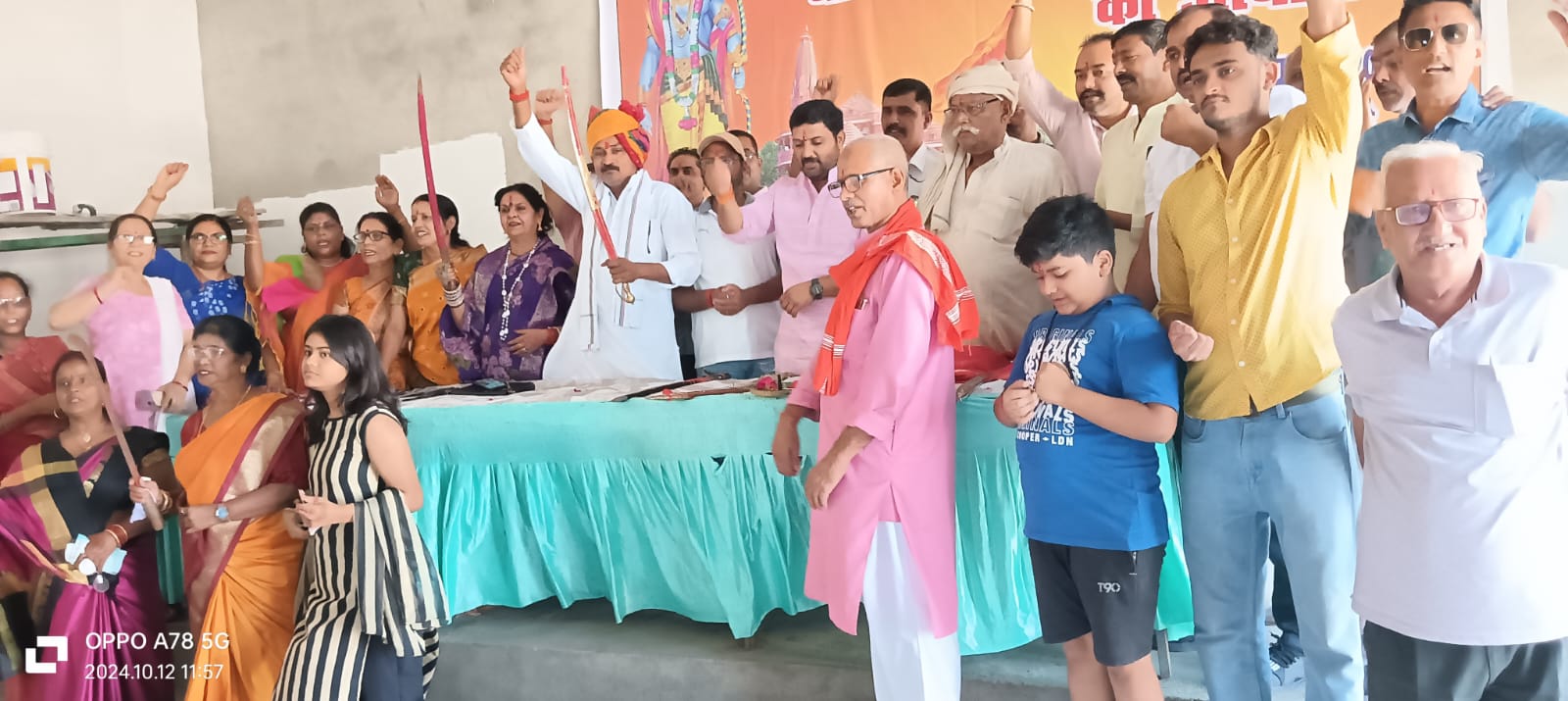 अखिल भारतीय क्षत्रिय महासभा के राष्ट्रीय संगठन महामंत्री संजीव सिंह ने किया शस्त्र पूजन कार्यक्रम