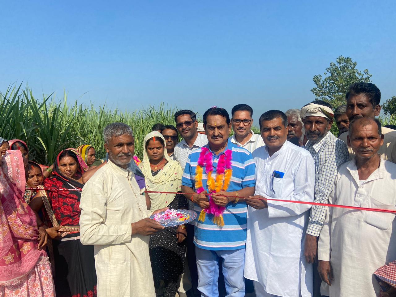 विधायक तिलक राज बेहड़ ने 36 लाख की लागत से हुए निर्माण कार्यो का किया उट्घाटन