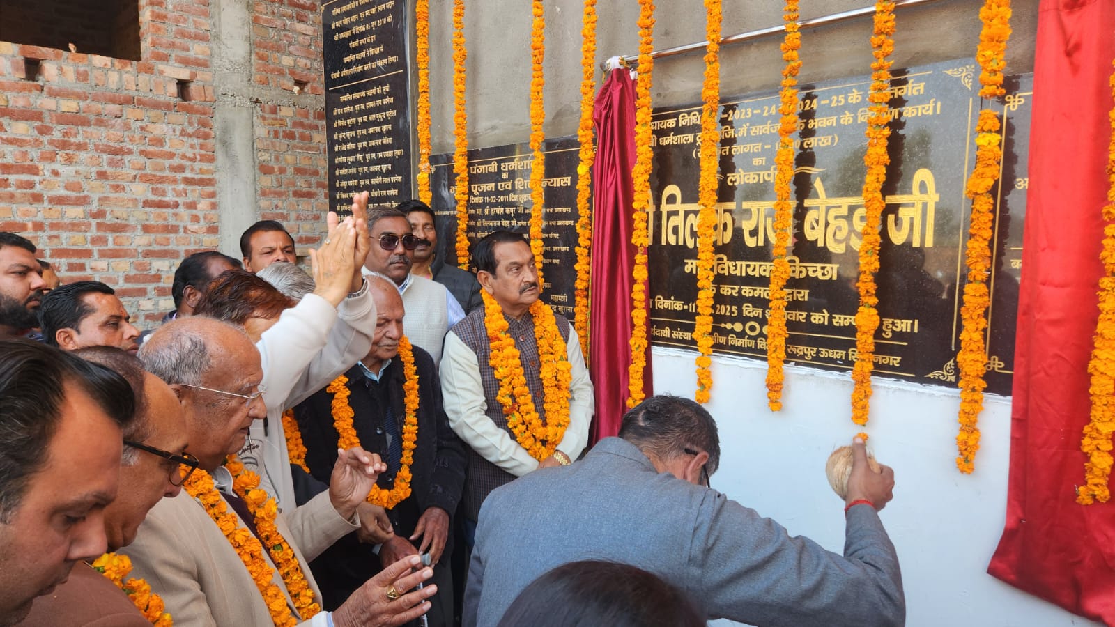 पंजाबी धर्मशाला का विधायक तिलक राज बेहड़ ने किया उद्धघाटन, बोले विकास में सभी समुदायों का काम होगा