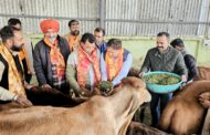 गौ रक्षा दल ने भाजपा मेयर प्रत्याशी विकास शर्मा को दिया अपना समर्थन