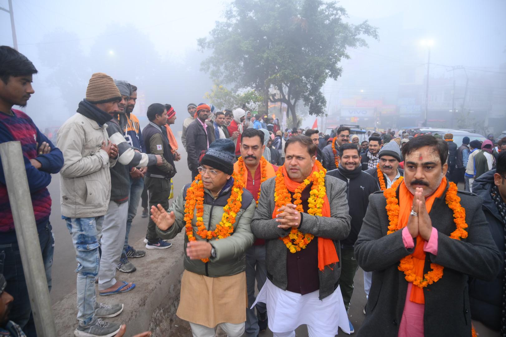 भाजपा से मेयर प्रत्याशी विकास शर्मा ने कहा कि भाजपा की लहर में कांग्रेसियों के हौंसले पस्त हो गए है 