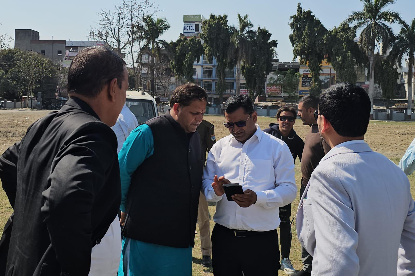 नवनिर्वाचित महापौर विकास शर्मा रुद्रपुर के बदहाल गांधी पार्क का सौदंर्यीकरण कराकर करेंगे कायाकल्प  