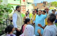 महापौर विकास शर्मा ने जगतपुरा में पैदल भ्रमण कर लिया समस्याओं का जायजा