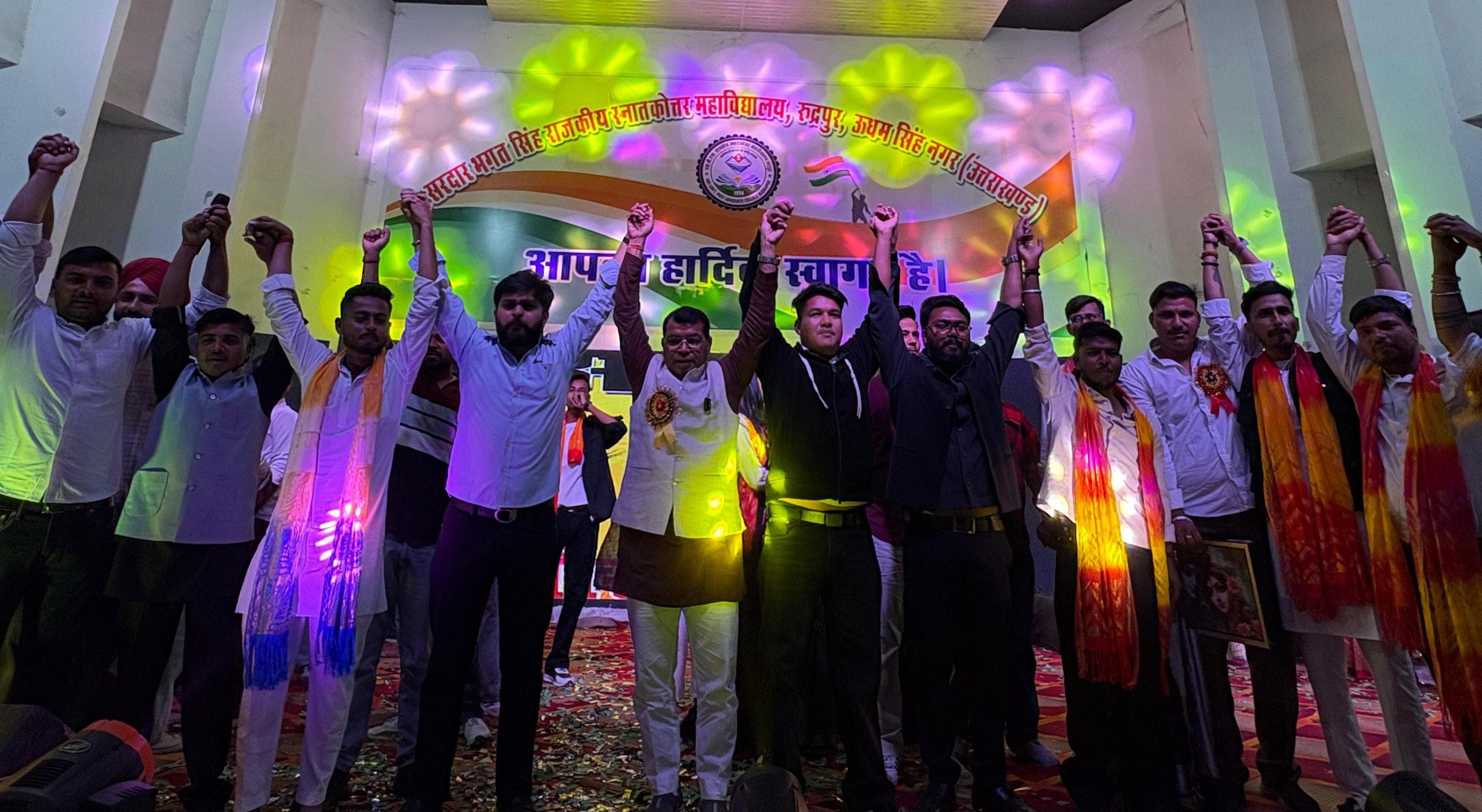 एसबीएस पीजी कॉलेज की फ्रेशर–फेयरवेल पार्टी में शामिल हुए विधायक शिव अरोरा, छात्रों को दी शुभकामनाएँ, कॉलेज विकास में हरसंभव सहयोग का आश्वासन