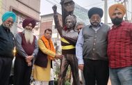 रुद्रपुर को मिली पहली आदमकद कास्य प्रतिमा - भगत सिंह चौक का बदला स्वरूप, विधायक शिव अरोरा ने पूरा किया वादा