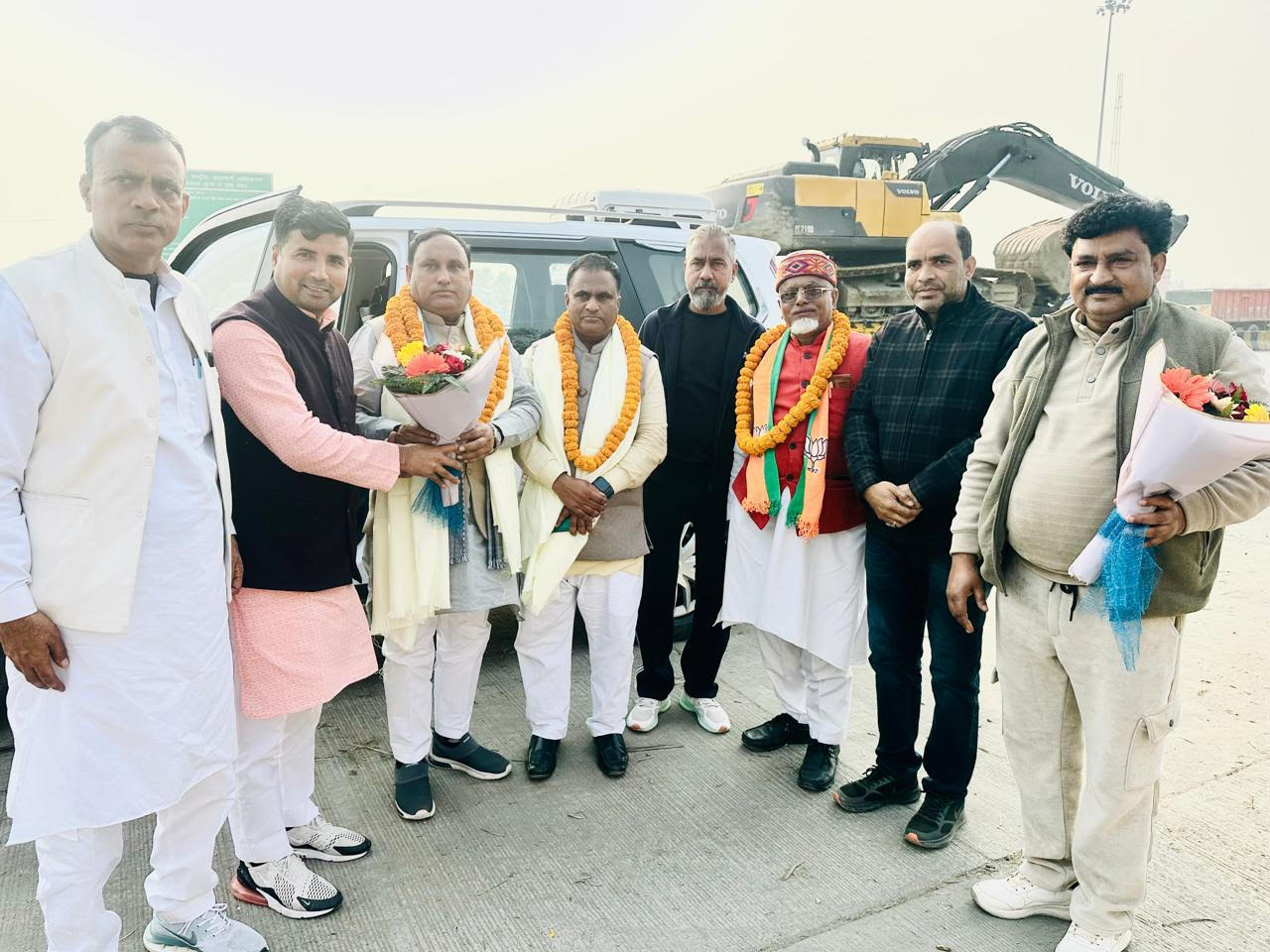 किच्छा में भाजपा अल्पसंख्यक मोर्चा प्रदेश अध्यक्ष अनीश गौड़ एवं पूर्व अध्यक्ष इंतज़ार हुसैन का भव्य स्वागत