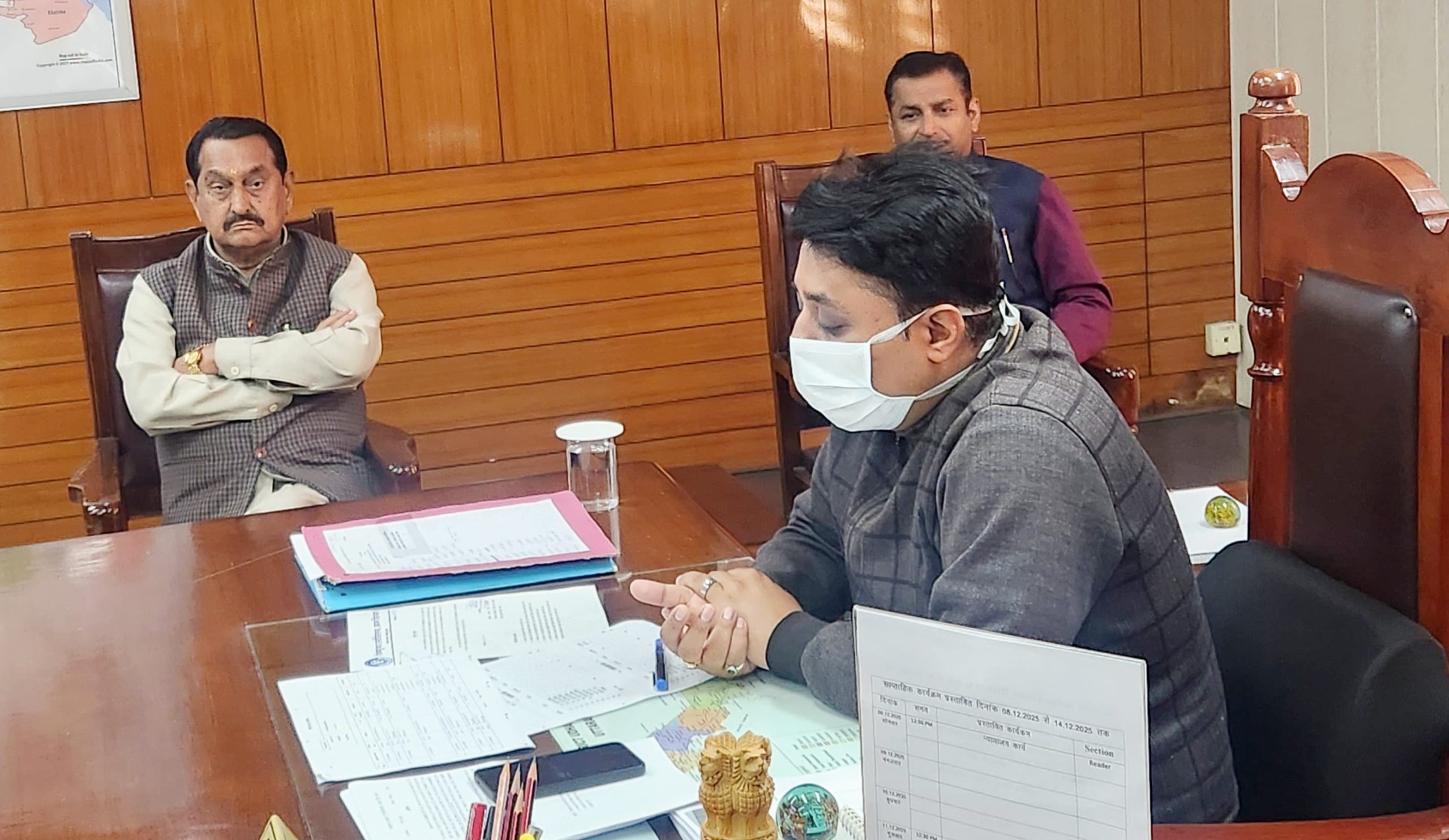 सिरौलीकला प्रकरण : विधायक तिलक राज बेहड़ ने DM नितिन भदौरिया से की मुलाकात, कहा- “एकपक्षीय कार्रवाई से लोगों में बढ़ रही नाराज़गी