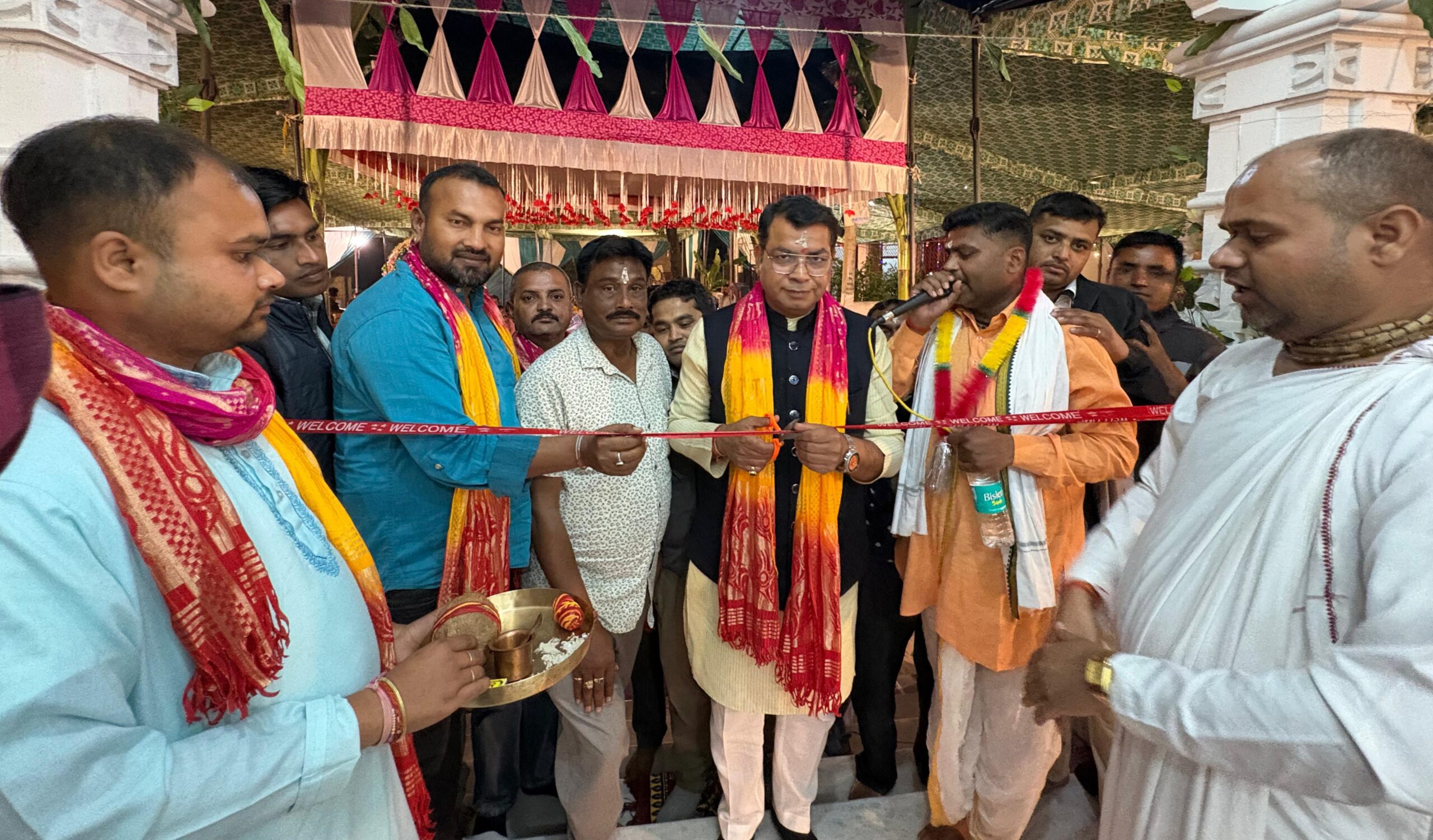 रुद्रपुर: पिपलिया-2 में राधा गोविन्द मंदिर का सौंदर्यकरण पूरा, विधायक शिव अरोरा ने किया लोकार्पण