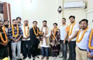 भगत सिंह मण्डल के नवनियुक्त युवा मोर्चा पदाधिकारियों का भव्य स्वागत