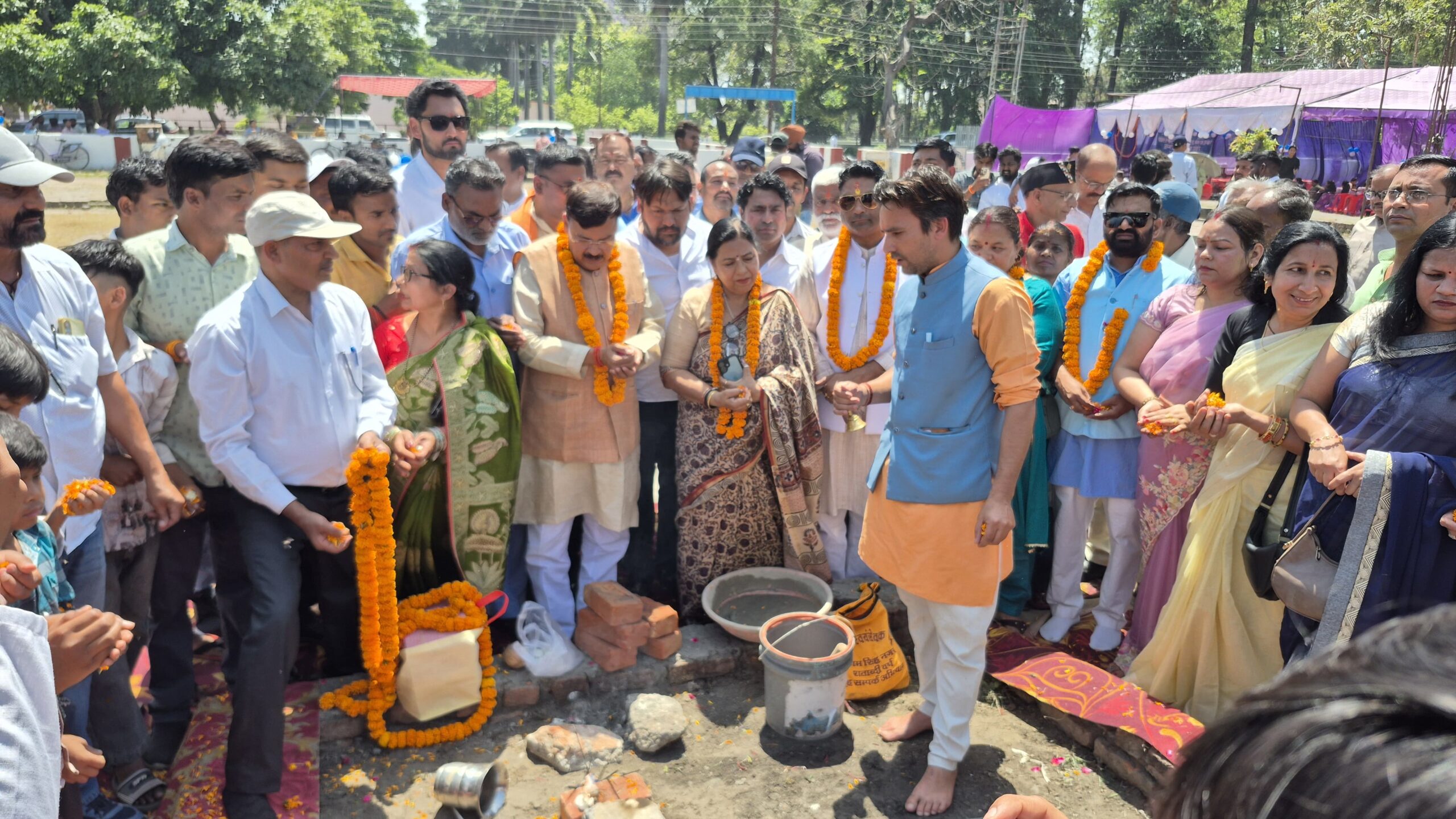 46 लाख रुपए की लागत से पंतनगर में होगी बाबा साहेब की प्रतिमा स्थापित एवं पार्क सौंदर्यीकरण - शुक्ला