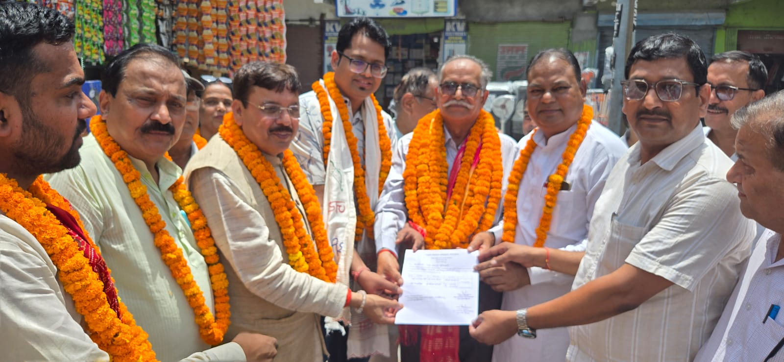 रुद्रपुर सहकारी क्रय-विक्रय समिति के लगातार तीसरी बार निर्विरोध अध्यक्ष बने ठाकुर जगदीश सिंह का हुआ भव्य स्वागत