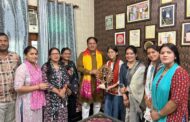 प्रदेश में दूसरा स्थान पाने वाली प्राची को महापौर विकास शर्मा ने किया सम्मानित