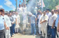 दिल्ली में छात्रों पर लाठीचार्ज के विरोध में कांग्रेस का प्रदर्शन, विधायक तिलक राज बेहड़ के नेतृत्व में फूंका केंद्र सरकार का पुतला