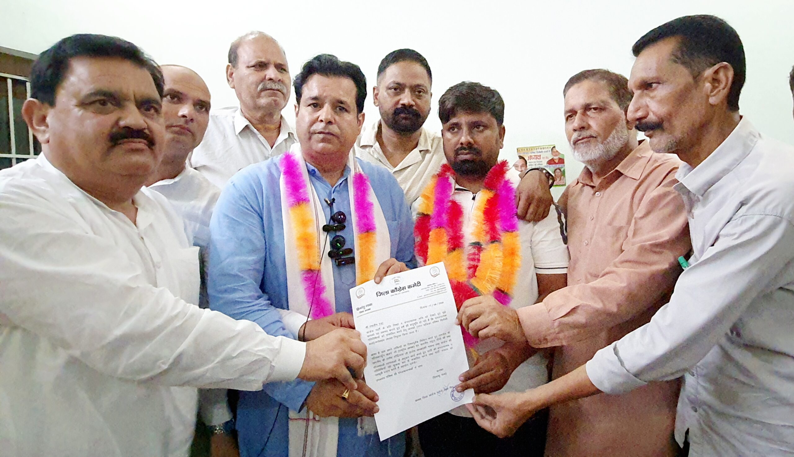 सिरौली कला में कांग्रेस ने संगठन को दी नई जिम्मेदारी, तस्लीम रजा बने कार्यवाहक अध्यक्ष