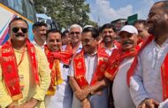मां वैष्णो देवी, चिंतपूर्णी और ज्वाला जी की ज्योत लेने 97 श्रद्धालुओं का जत्था रवाना