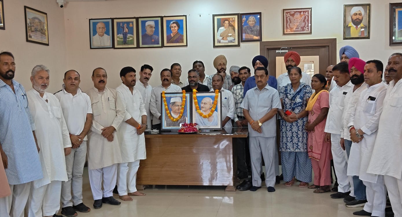 महात्मा गांधी और लाल बहादुर शास्त्री की जयंती पर विधायक बेहड़ ने किया नमन
