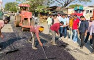 गल्ला मंडी में शुरू हुआ गड्ढामुक्त अभियान, 30 अक्टूबर तक सभी सड़कें दुरुस्त करने का लक्ष्य