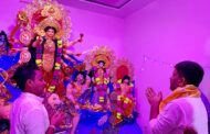 विवेक दीप सिंह ने दीप प्रज्वलित कर किया दुर्गा पूजा महोत्सव का शुभारंभ