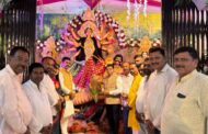 हरिदासपुर में विधायक शिव अरोरा ने दुर्गा पूजा महोत्सव का किया शुभारंभ, मां दुर्गा के चरणों में शीश नवाकर क्षेत्रवासियो के  सुख-समृद्धि की कामना